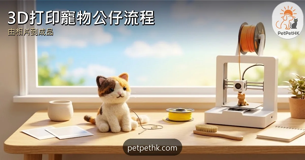 3D打印寵物公仔怎麼做？由相片到成品的完整流程2026