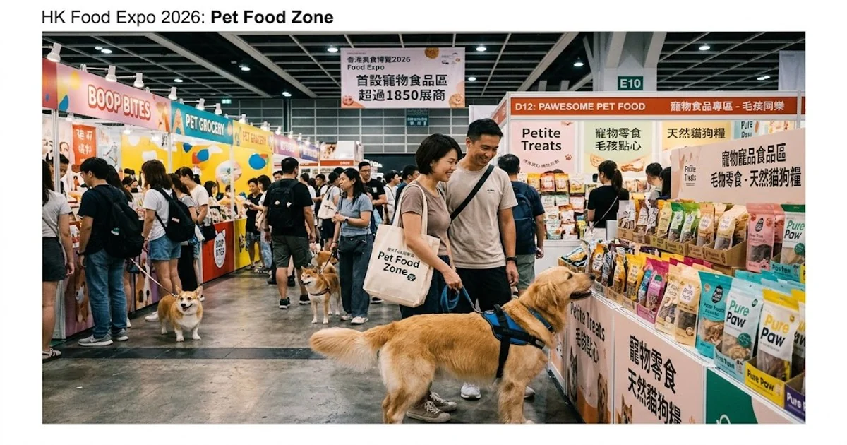 香港美食博覽2026首設寵物食品區｜毛孩掃貨攻略