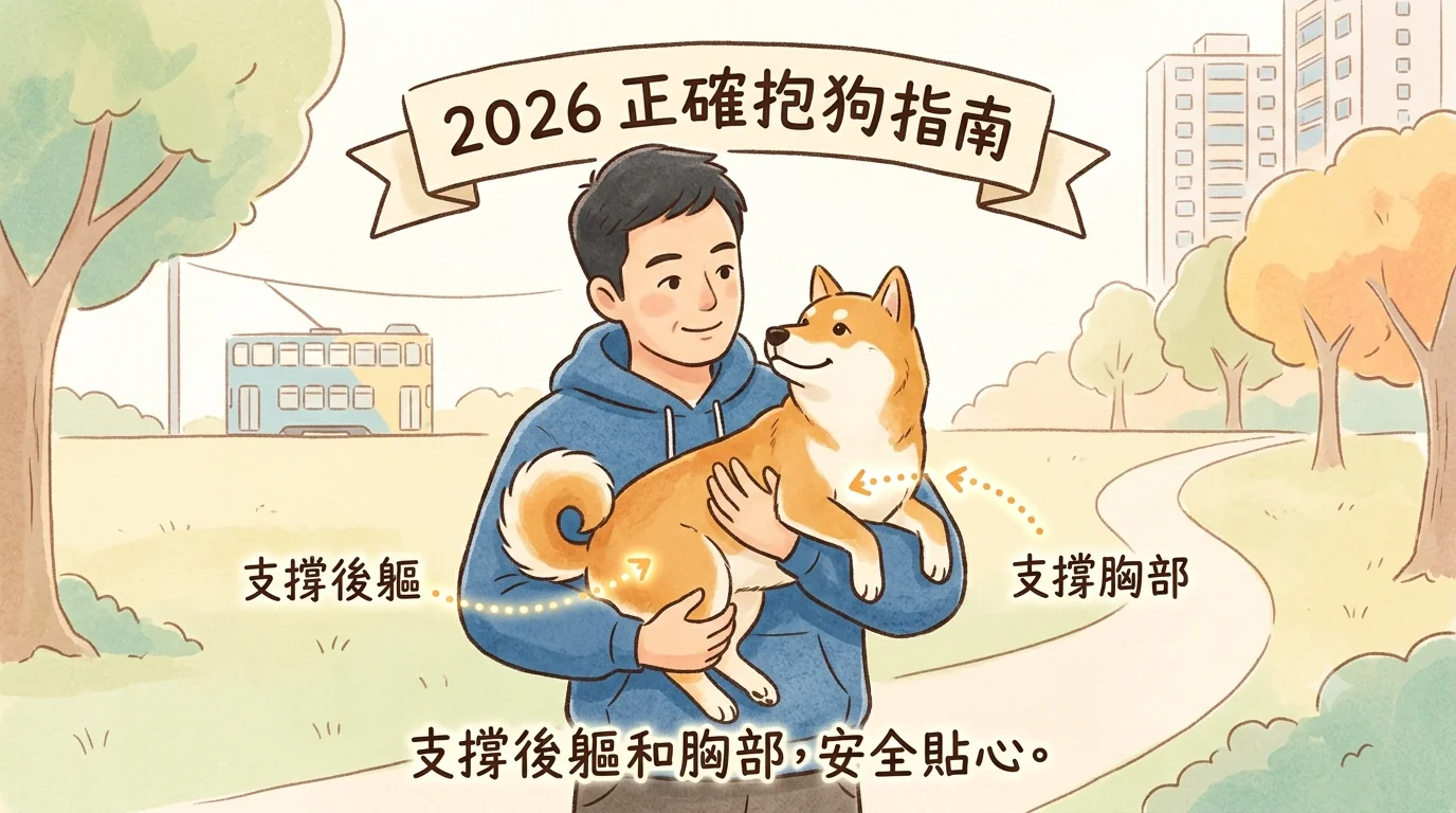 抱狗姿勢教學2026｜3種常見錯誤抱法易傷關節｜正確抱法一次看清