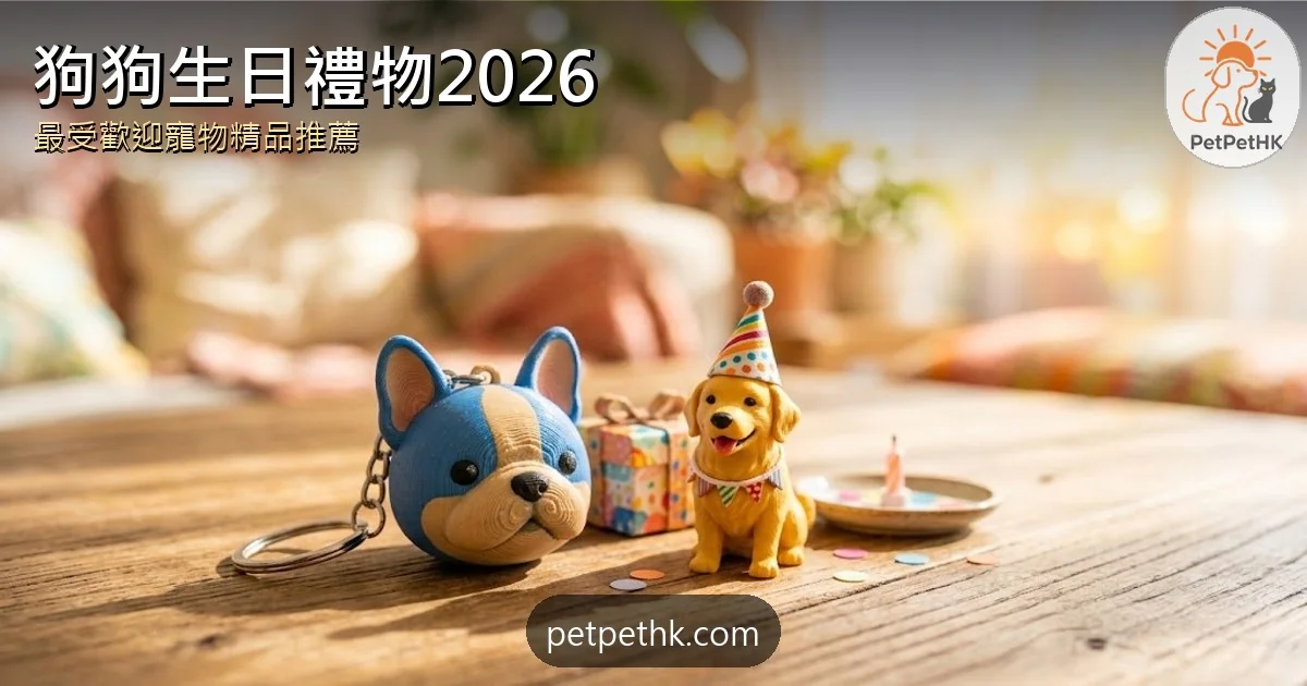 狗狗生日禮物送咩好？2026年最受歡迎嘅寵物精品推薦