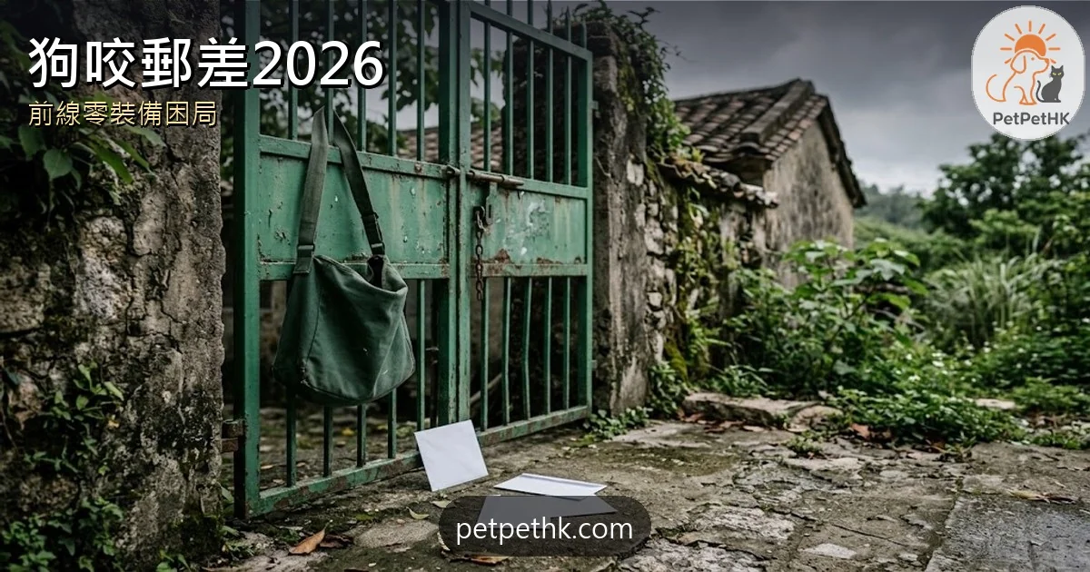 狗咬郵差2026｜元朗米埔郵差派信遭咬傷 前線零裝備困局、自保方法與狗主責任