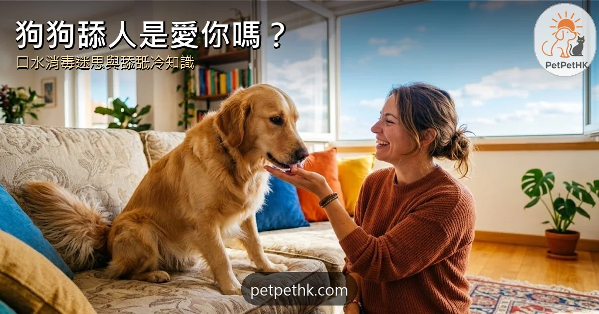 狗狗舔人是愛你嗎？｜破解口水消毒迷思、五個犬隻舔舐冷知識｜2026