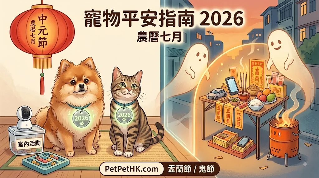 鬼門開2026寵物須知｜鬼月遛狗安全與黑貓迷思破解