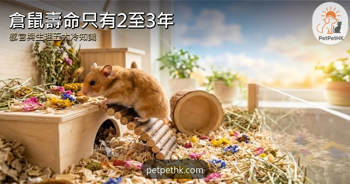 倉鼠壽命只有2-3年？｜拆解倉鼠感官與生理五大冷知識、破解認得主人迷思｜2026