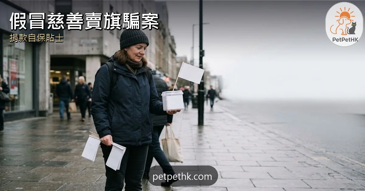 假冒慈善機構賣旗騙案｜香港拯救貓狗協會被冒充 捐款自保貼士｜2026
