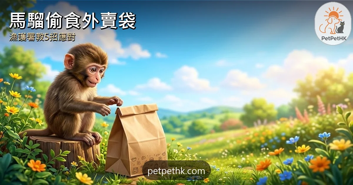 馬騮偷食電單車外賣袋｜漁護署教5招應對＋帶狗行山自保法｜2026