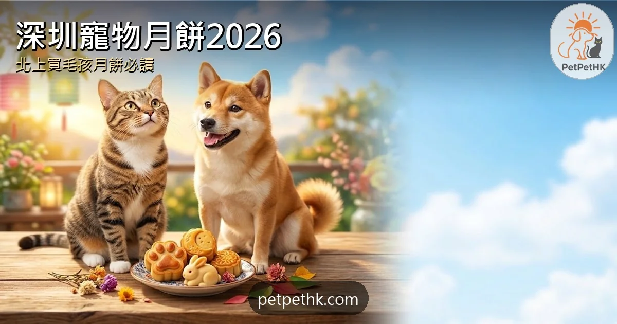 深圳寵物月餅2026｜盒馬上架貓狗月餅　北上買中秋毛孩月餅前必讀