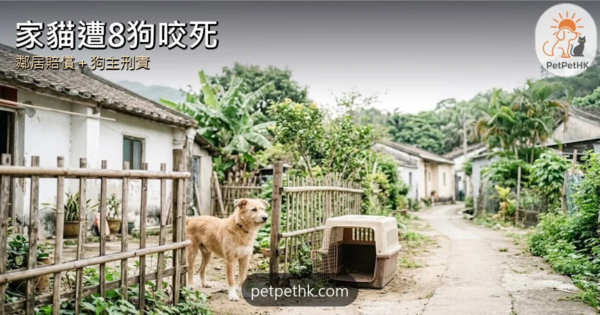 大埔社山村家貓遭8狗咬死2026｜村屋鄰居8犬、狗主刑責與民事索償全解析